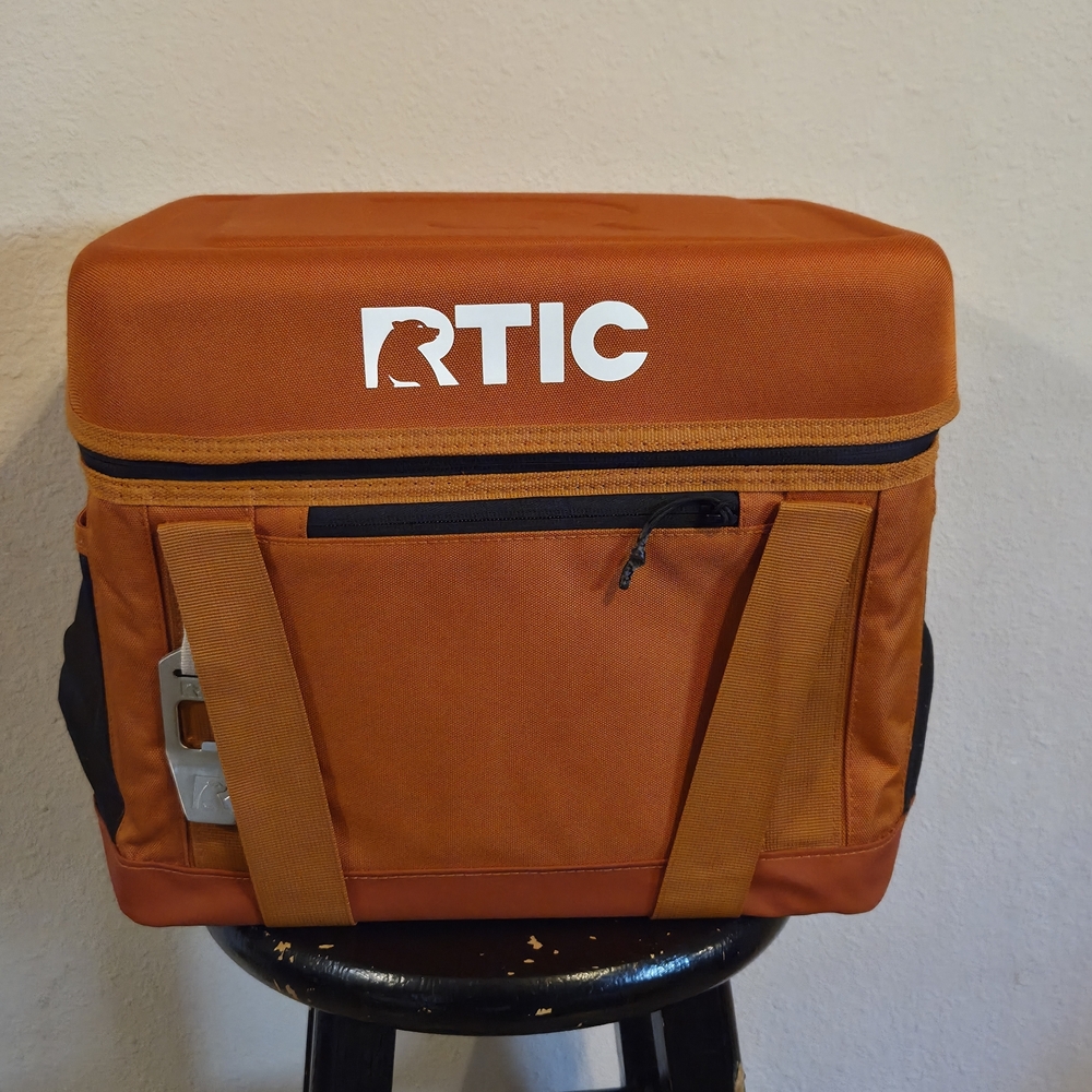 RTIC Orange Insulated Cooler Bag 28 Can Everyday Coolet Bag